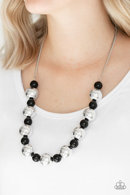 Paparazzi Necklace - Top Pop - Black