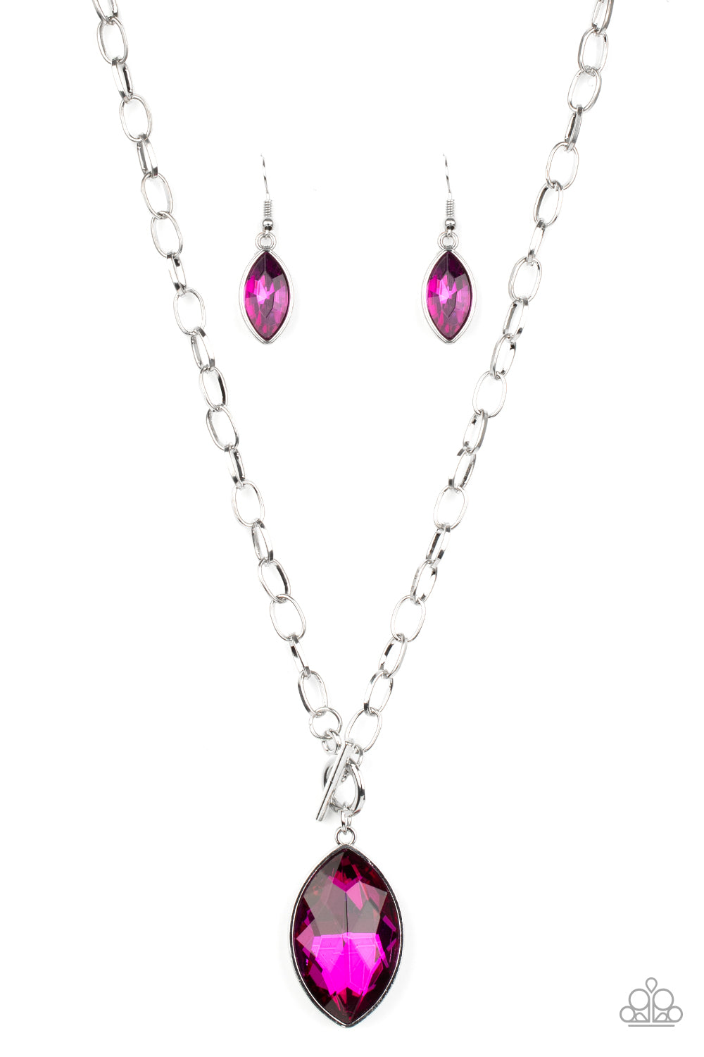 Paparazzi Necklace - Unlimited Sparkle - Pink