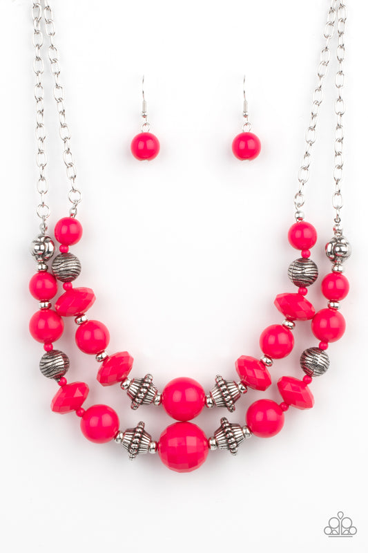 Paparazzi Necklace - Upscale Chic - Pink