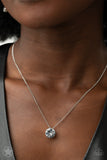 Paparazzi Blockbuster Necklace - What a Gem - White