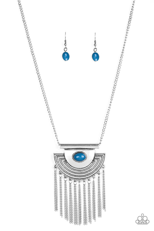 Paparazzi Necklace - When in ROAM - Blue