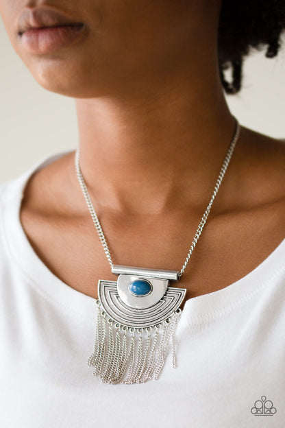 Paparazzi Necklace - When in ROAM - Blue