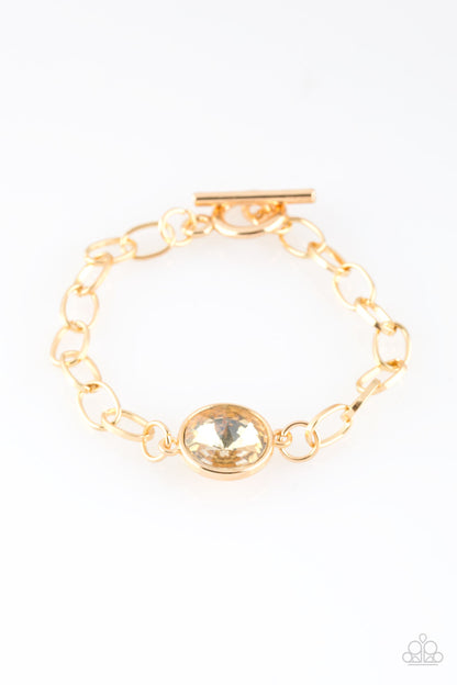 Paparazzi Bracelet - All Aglitter - Gold