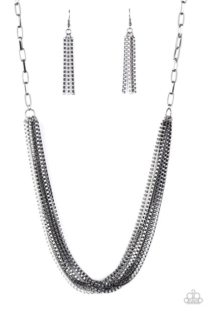 Paparazzi Necklace - Beat Box Queen - Black