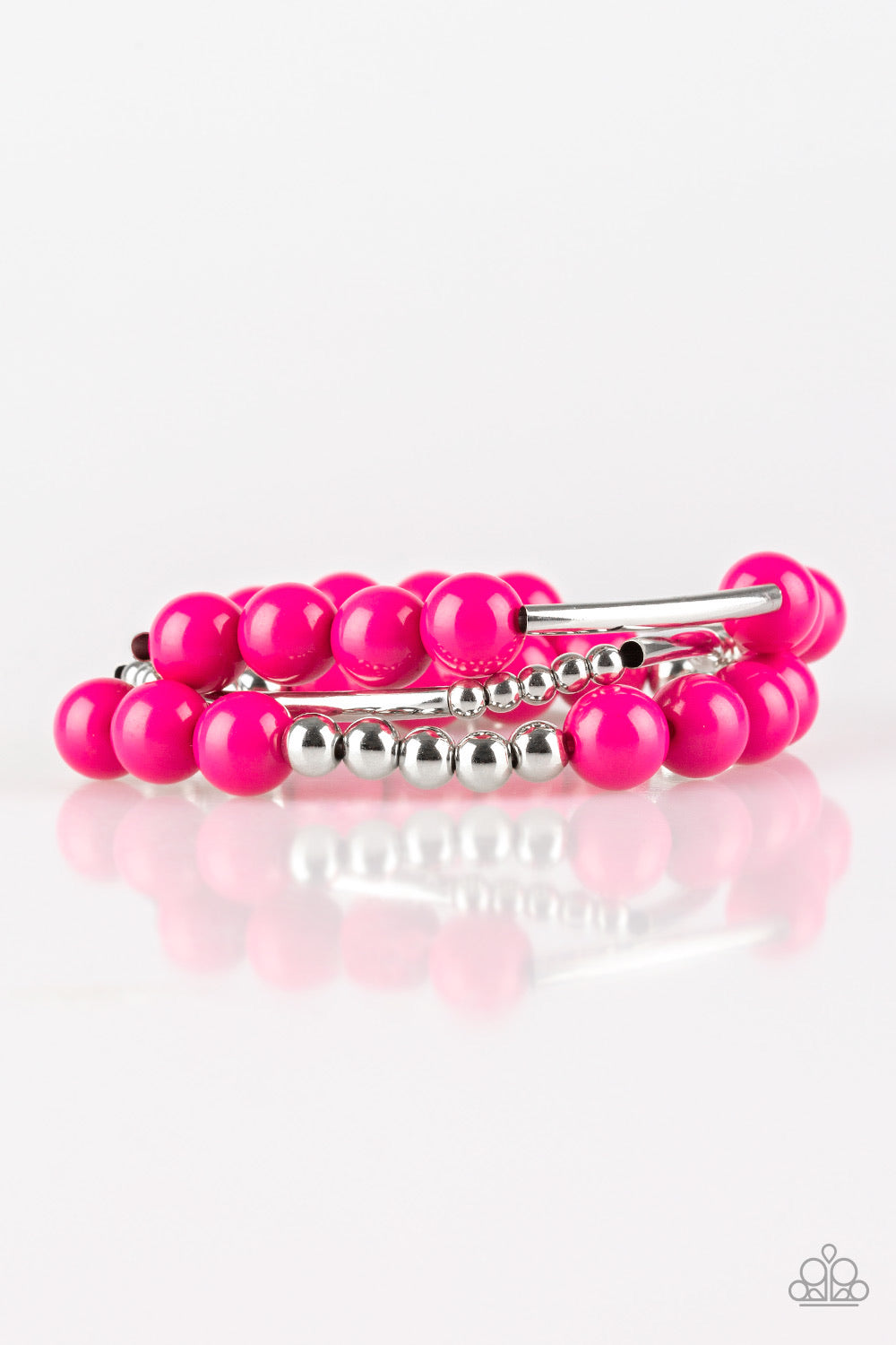 Paparazzi Bracelet  - New Adventures - Pink