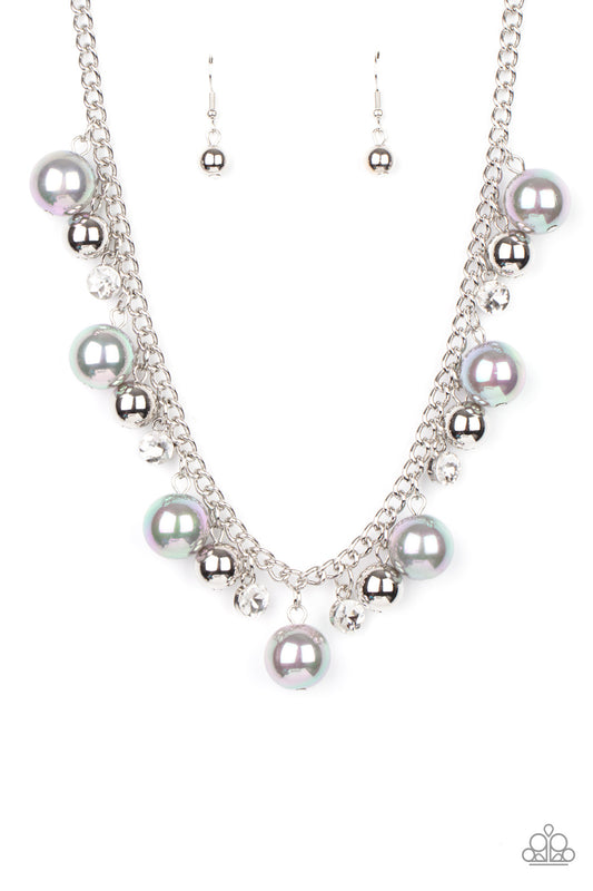 Paparazzi Necklace - Galactic Gala - Silver