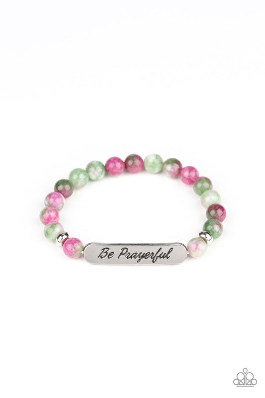 Paparazzi Bracelet - Be Prayerful - Purple