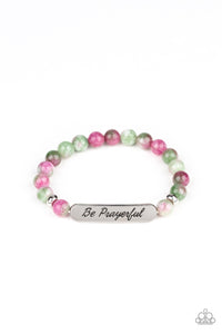 Paparazzi Bracelet - Be Prayerful - Purple