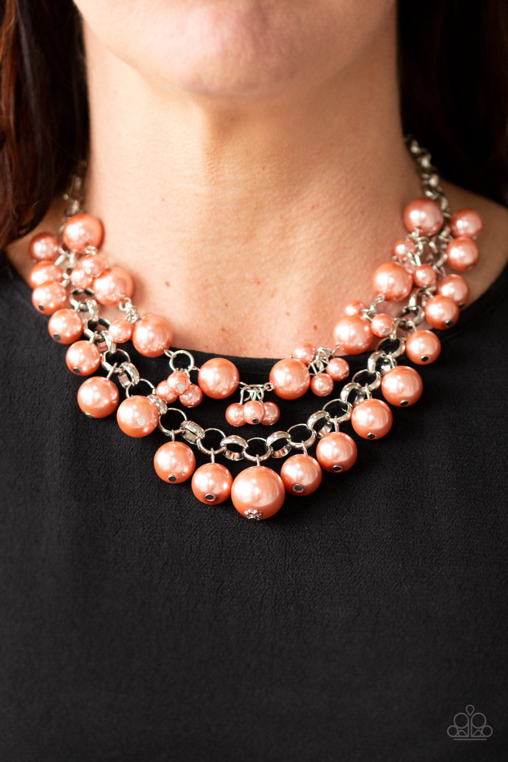 Paparazzi Necklace - BALLROOM Service - Orange