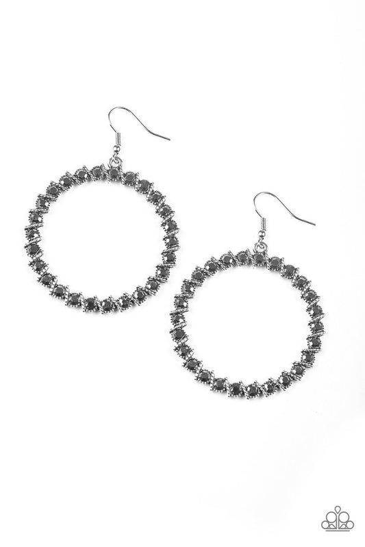 Paparazzi Earrings - Enlighten Me - Silver