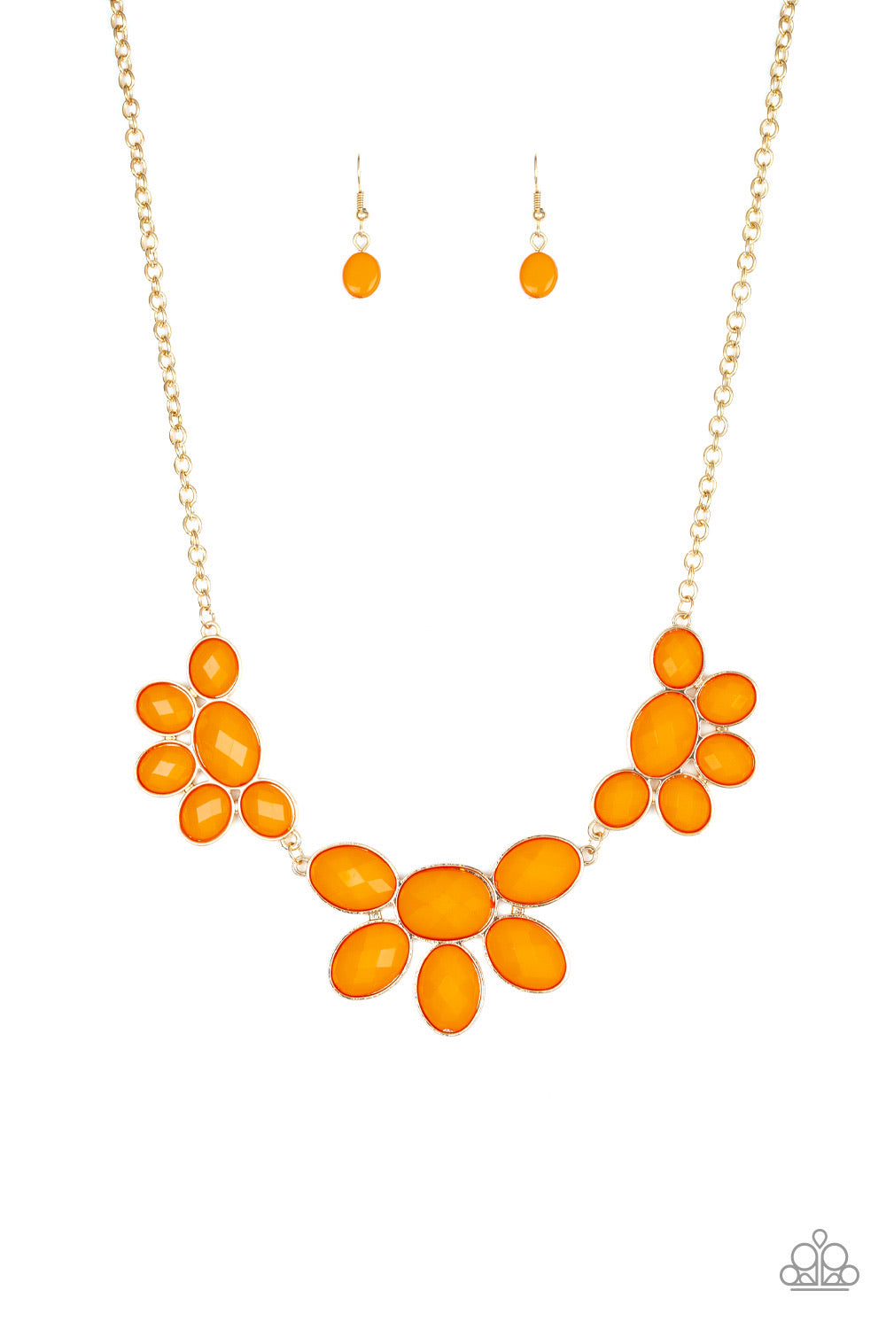 Paparazzi Necklace - Flair Affair - Orange