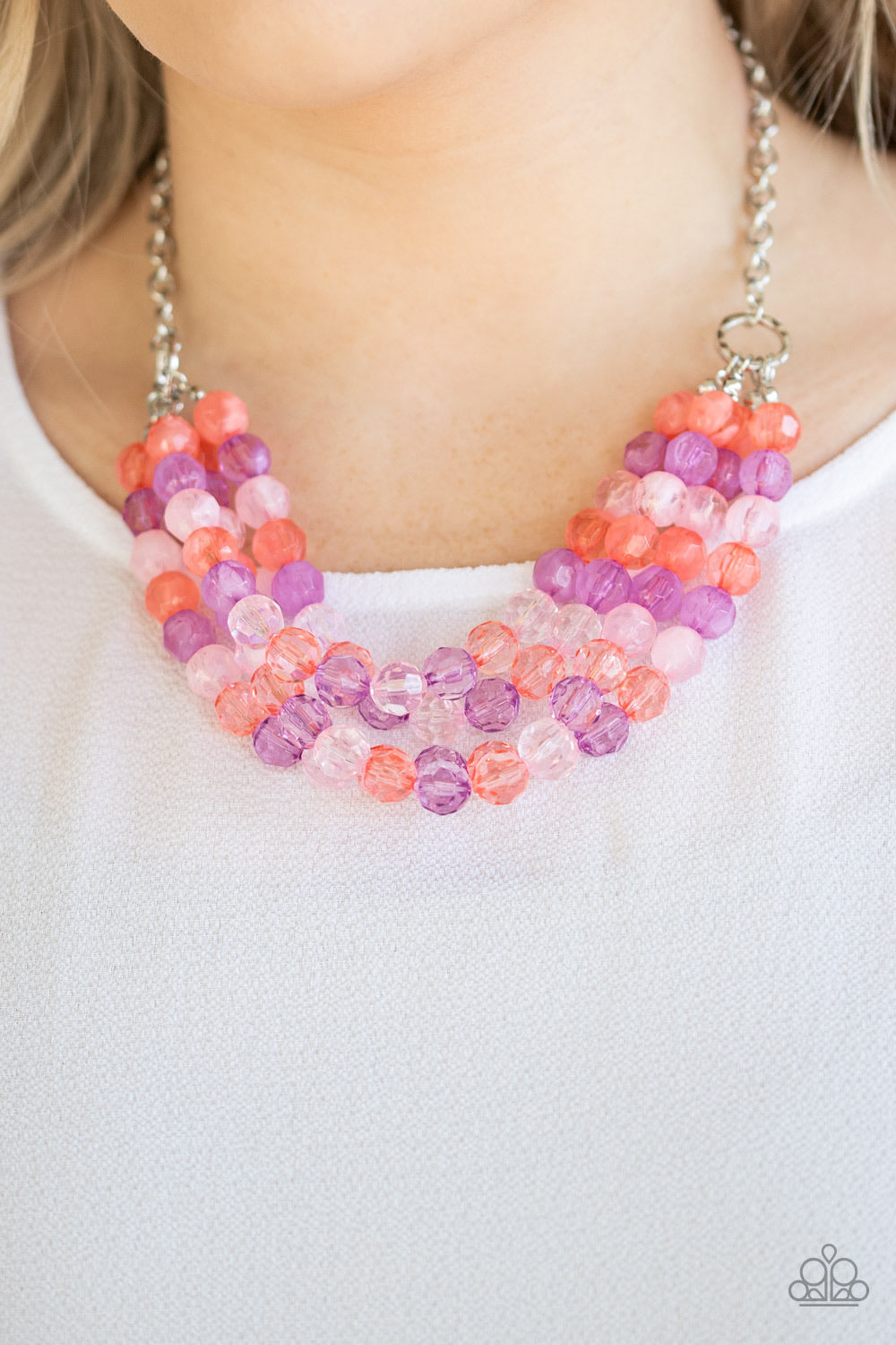 Paparazzi Necklace - Summer Ice - Multi