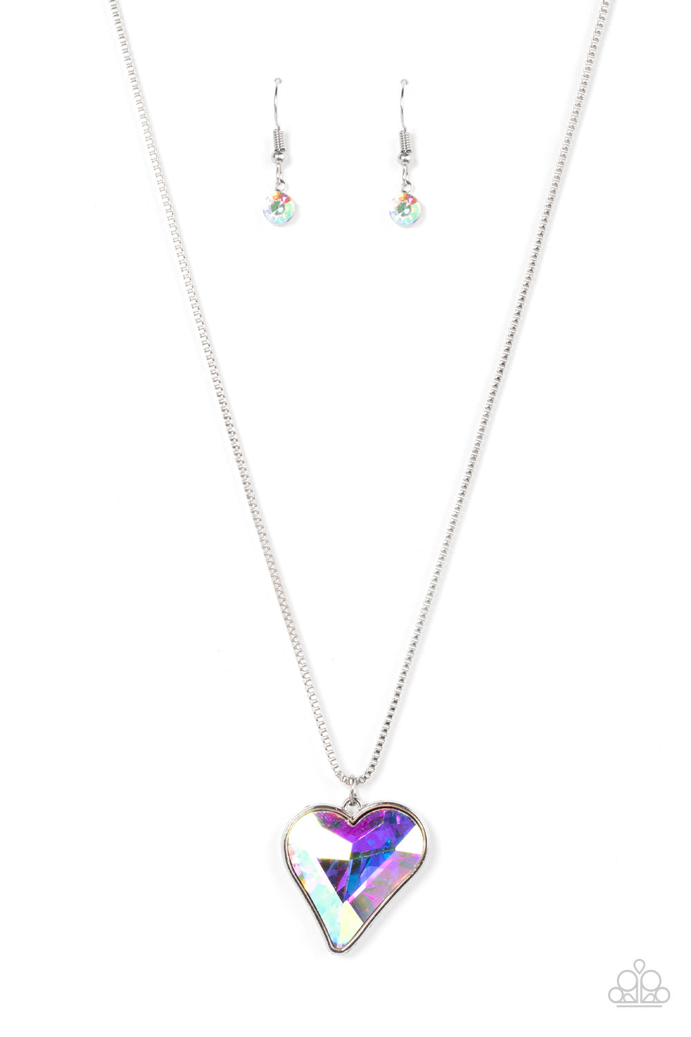 Paparazzi Necklace - Lockdown My Heart - Multi