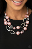 Paparazzi Necklace - High Roller Status - Pink