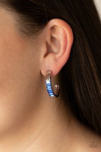 Paparazzi Earrings - Bursting With Brilliance - Blue