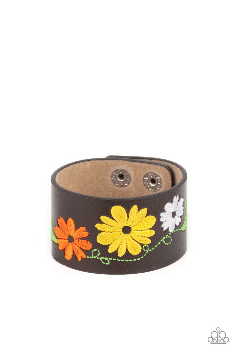 Paparazzi Bracelet - Western Eden - Yellow