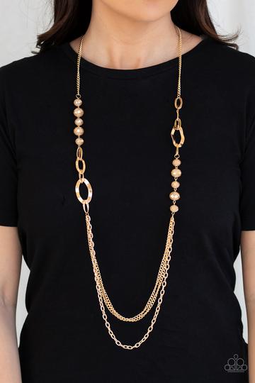 Paparazzi Necklace - Modern Girl Glam - Gold