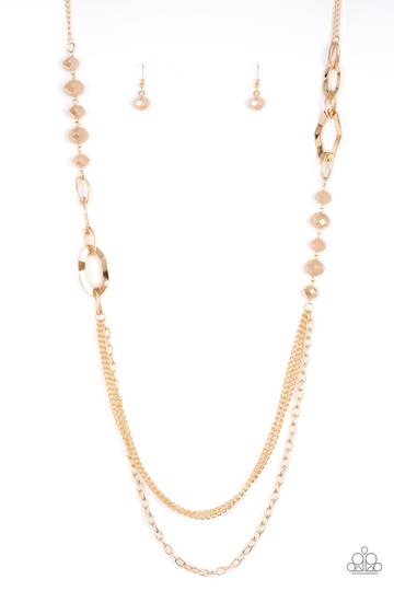 Paparazzi Necklace - Modern Girl Glam - Gold