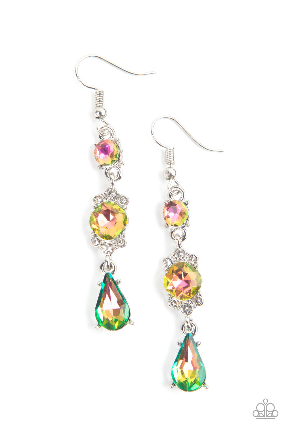 Paparazzi Earrings - Outstanding Opulence - Multi