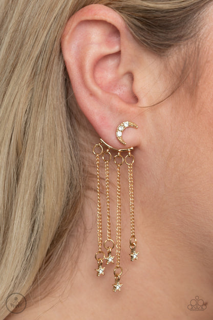 Paparazzi Earrings - Cosmic Goddess - Gold