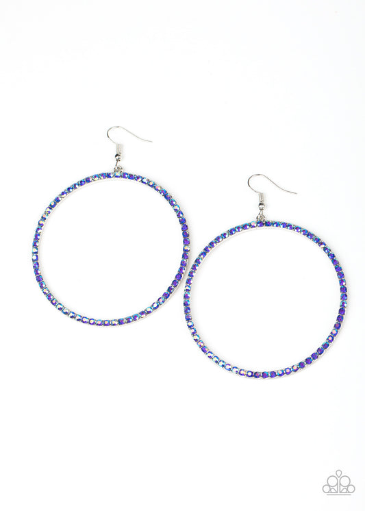 Paparazzi Earrings - Wide Curves Ahead - Multi