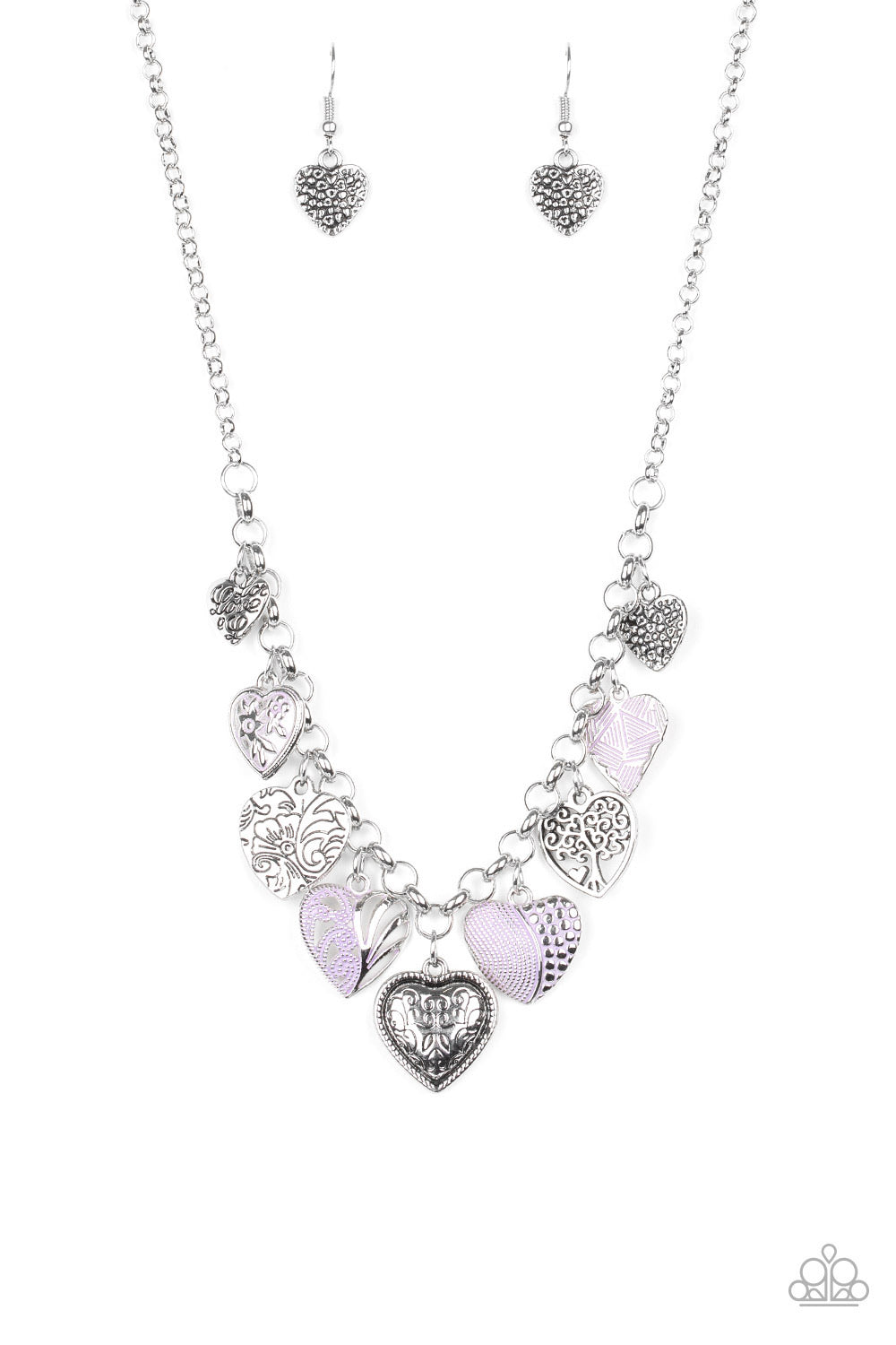 Paparazzi Necklace - Grow Love - Purple