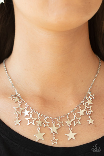 Paparazzi Necklace - Stellar Stardom - Silver