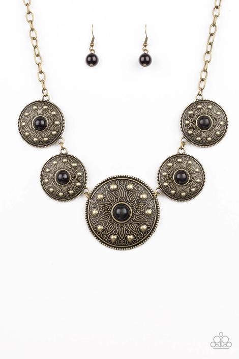 Paparazzi Necklace - Hey, SOL Sister - Brass