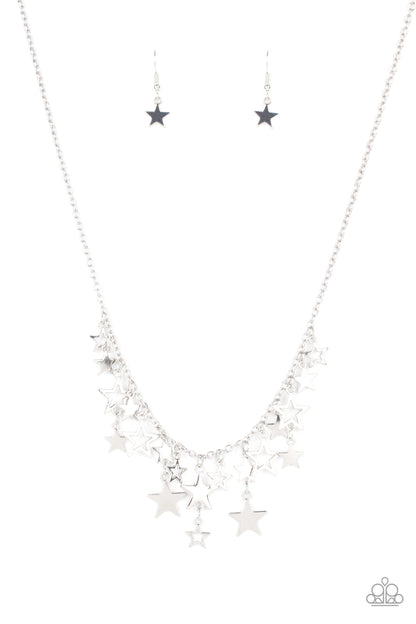 Paparazzi Necklace - Stellar Stardom - Silver