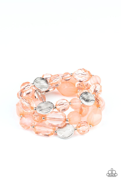 Paparazzi Bracelet - Oceanside Bliss - Orange