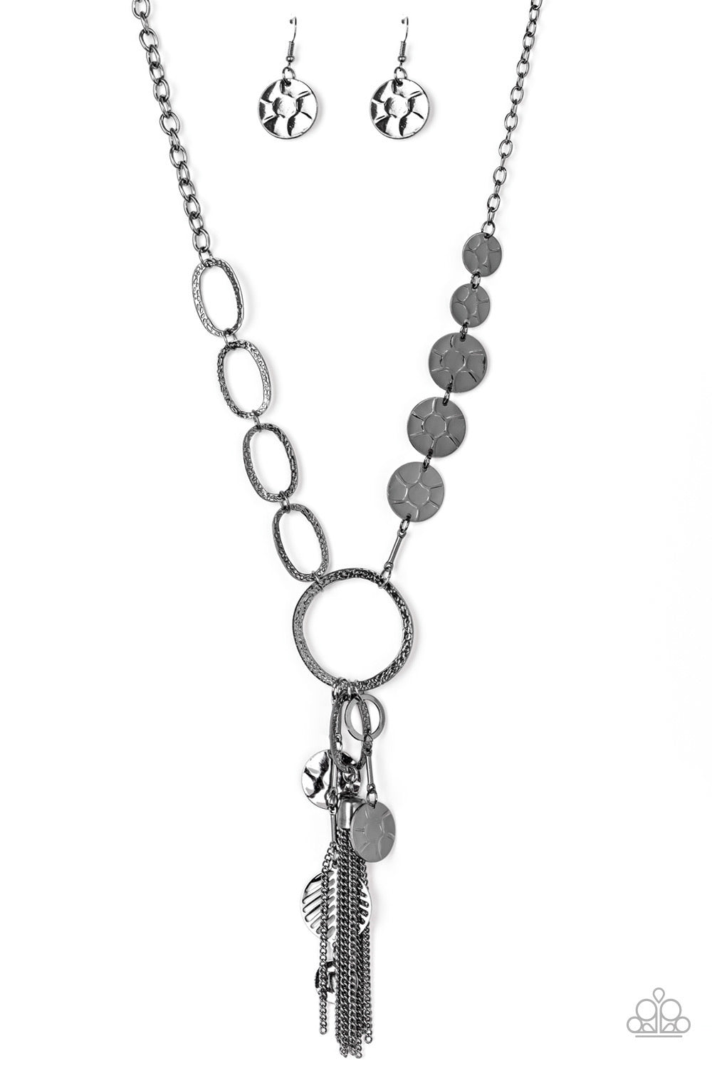 Paparazzi Necklace - Trinket Trend - Black