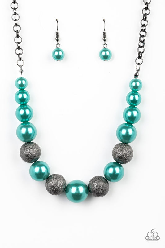 Paparazzi Necklace - Color Me CEO - Green