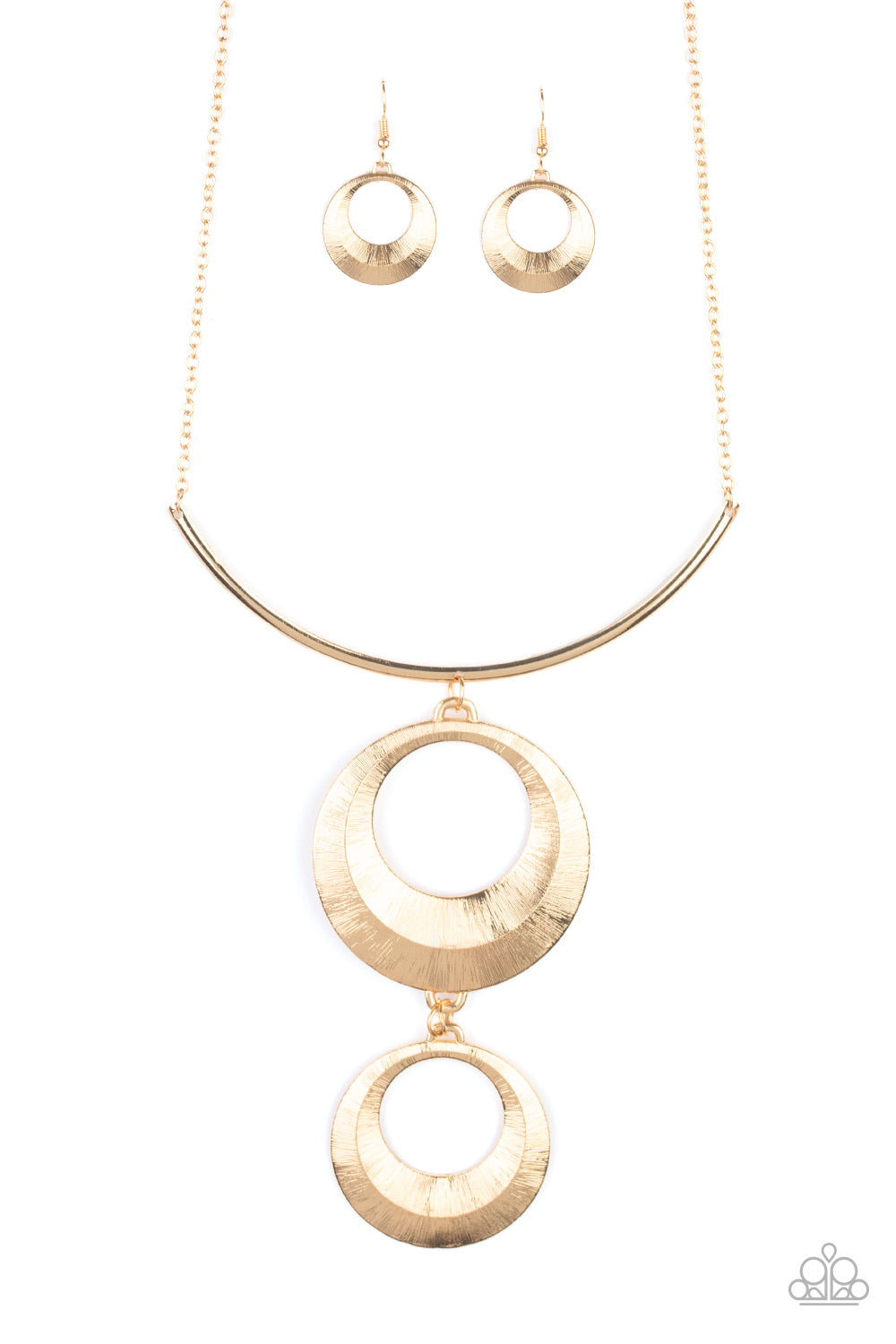 Paparazzi Necklace - Egyptian Eclipse - Gold