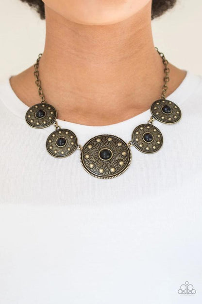 Paparazzi Necklace - Hey, SOL Sister - Brass