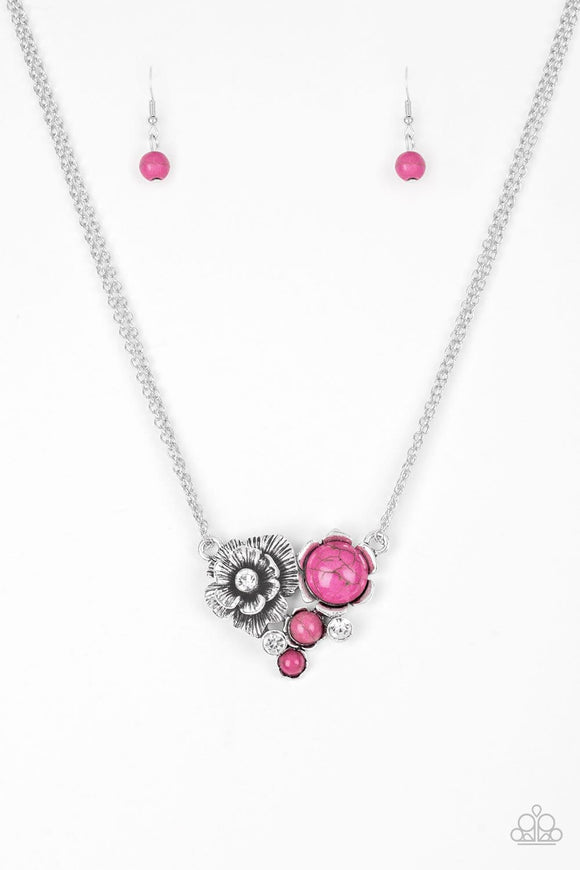 Paparazzi Necklace - Desert Harvest - Pink