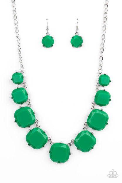 Paparazzi Necklace - Prismatic Prima Donna - Green