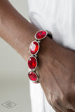 Paparazzi Bracelet - DIVA In Disguise - Red