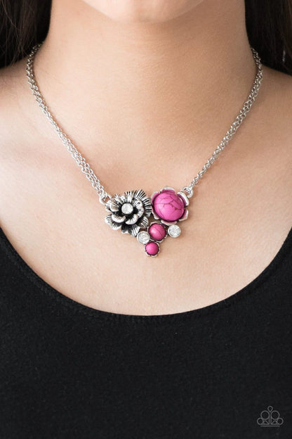 Paparazzi Necklace - Desert Harvest - Pink