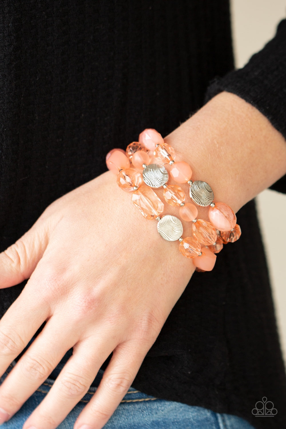 Paparazzi Bracelet - Oceanside Bliss - Orange