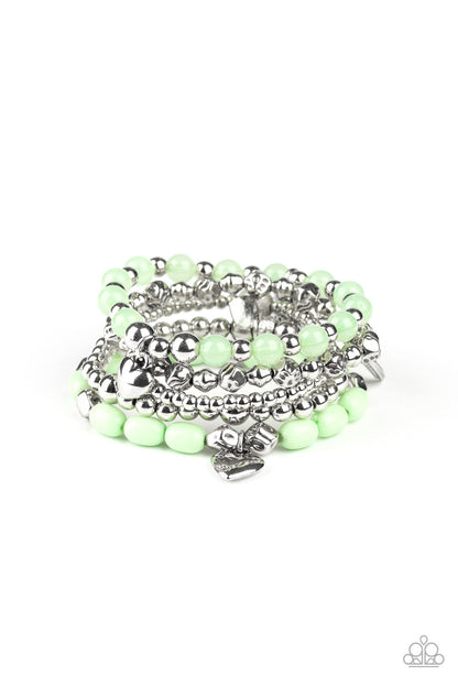 Paparazzi Bracelet - No CHARM Done - Green