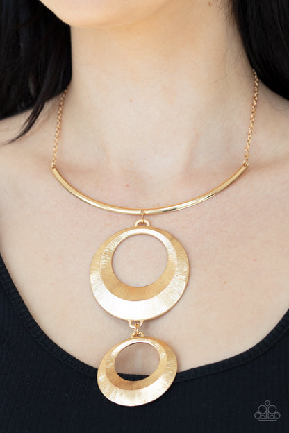 Paparazzi Necklace - Egyptian Eclipse - Gold