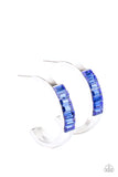 Paparazzi Earrings - Bursting With Brilliance - Blue