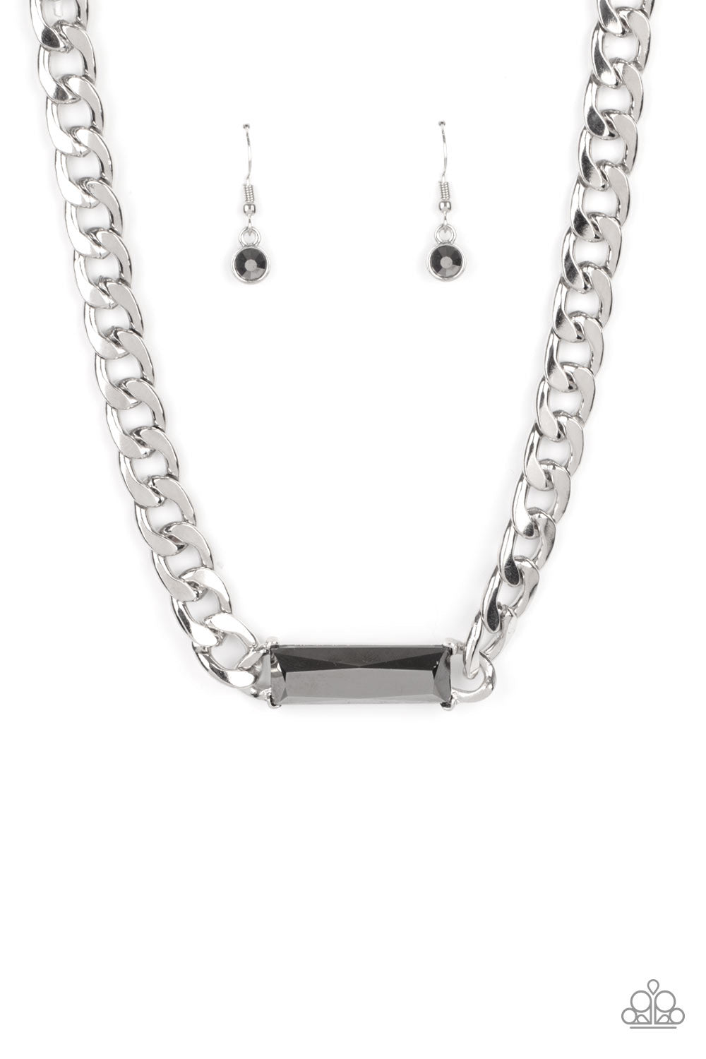 Paparazzi Necklace - Urban Royalty - Silver