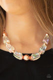 Paparazzi Necklace - Iridescently Ice Queen - Copper