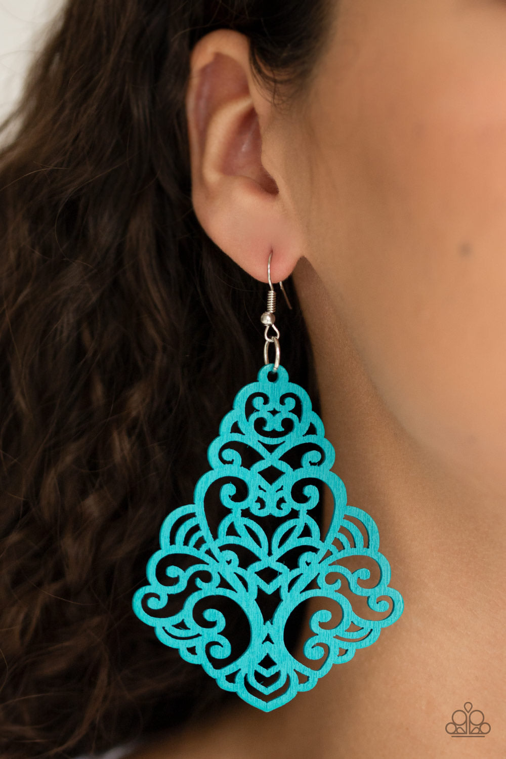 Paparazzi Earrings - Powers of ZEN - Blue