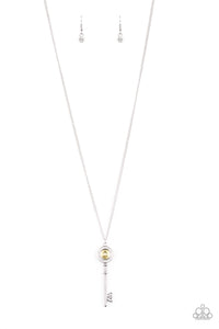 Paparazzi Necklace - Secret Shimmer - Yellow