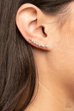 Paparazzi Earrings - New Age Nebula - White