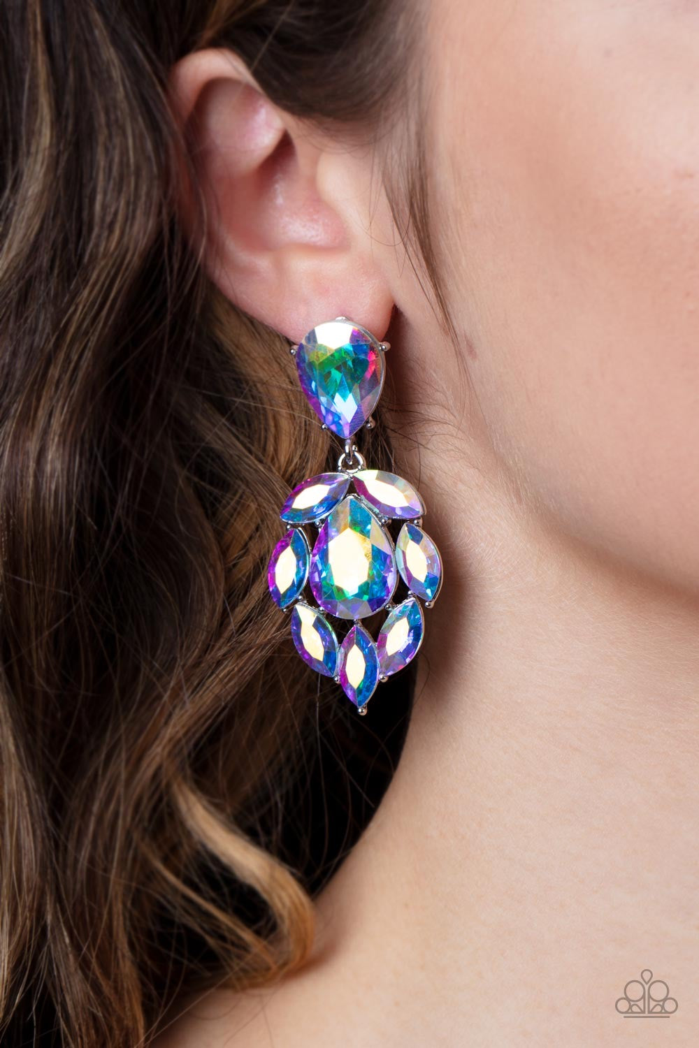 Paparazzi Earrings - Galactic Go-Getter - Multi