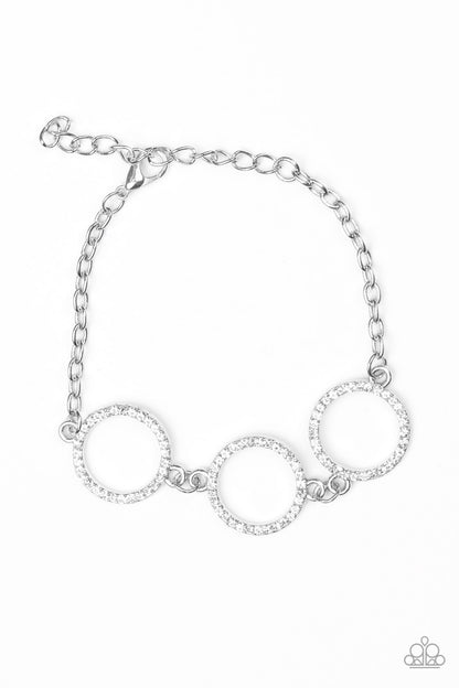 Paparazzi Bracelet - Dress The Part - White