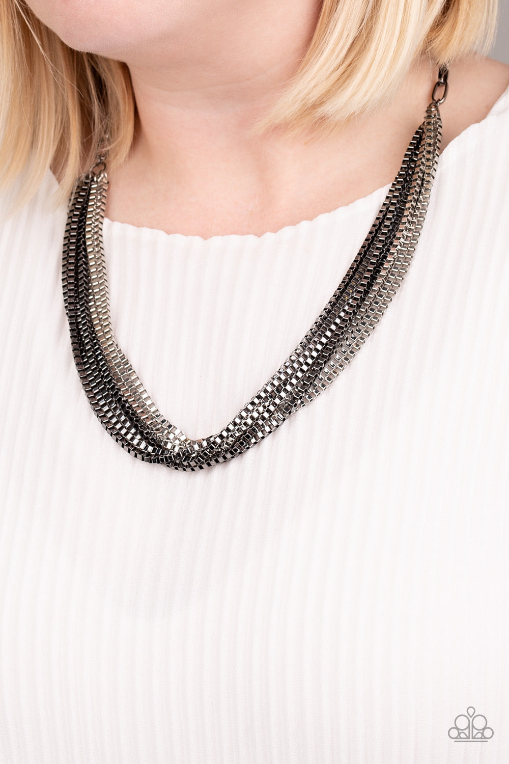 Paparazzi Necklace - Beat Box Queen - Black